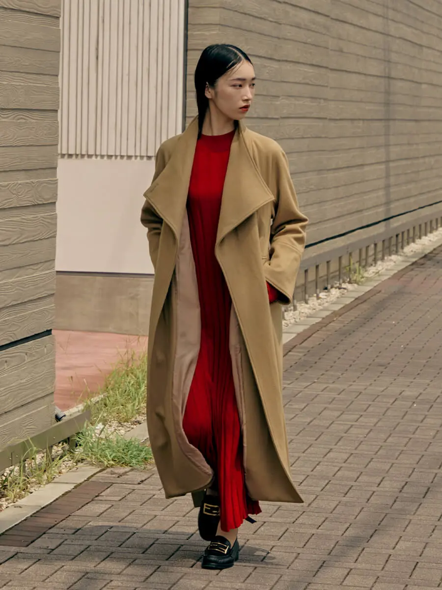 常盤木学園 ロングコート ウールロングコート - 8years - 8years｜YAMADAYA STORE