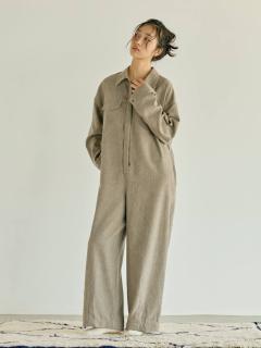 杢ベージュ　174cm