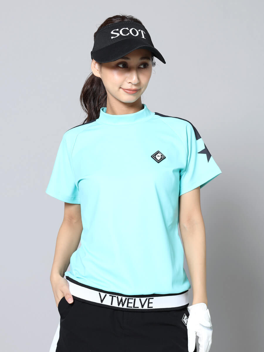 [V12]　RIB SLEEVE STAR MOCK YAMADAYA STORE
