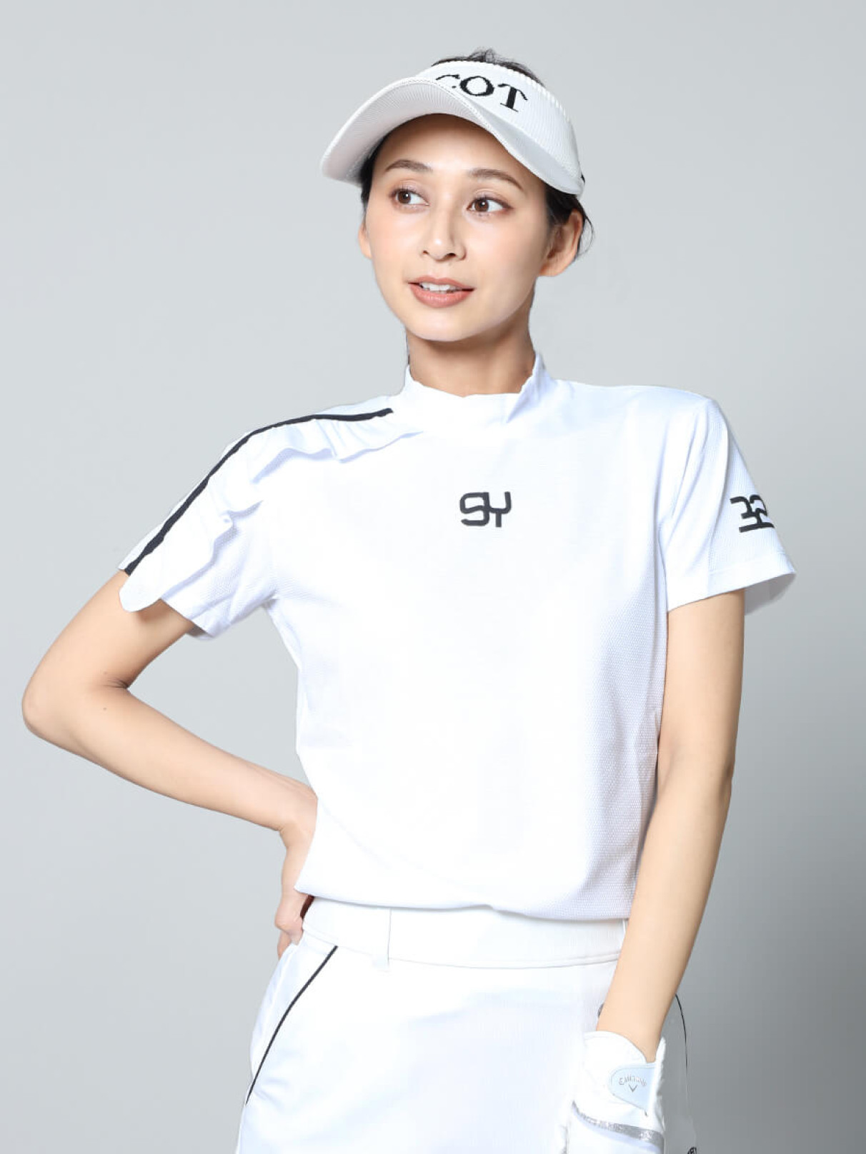 SY32 by SWEET YEARS] CARVICO RENEW WAVE FRILL MOCK - SY 32
