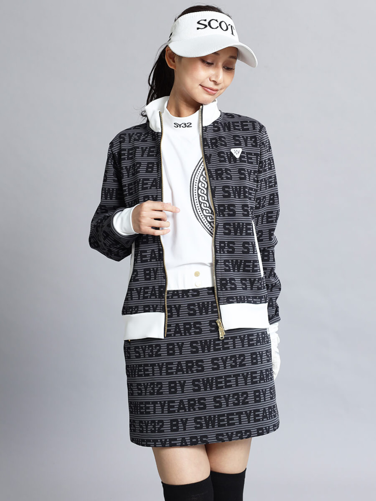 新品sy32 by sweet years レディースセットアップ　上S下M 新品半額以下】SY32 BY SWEET YEARS セットアップ レディース