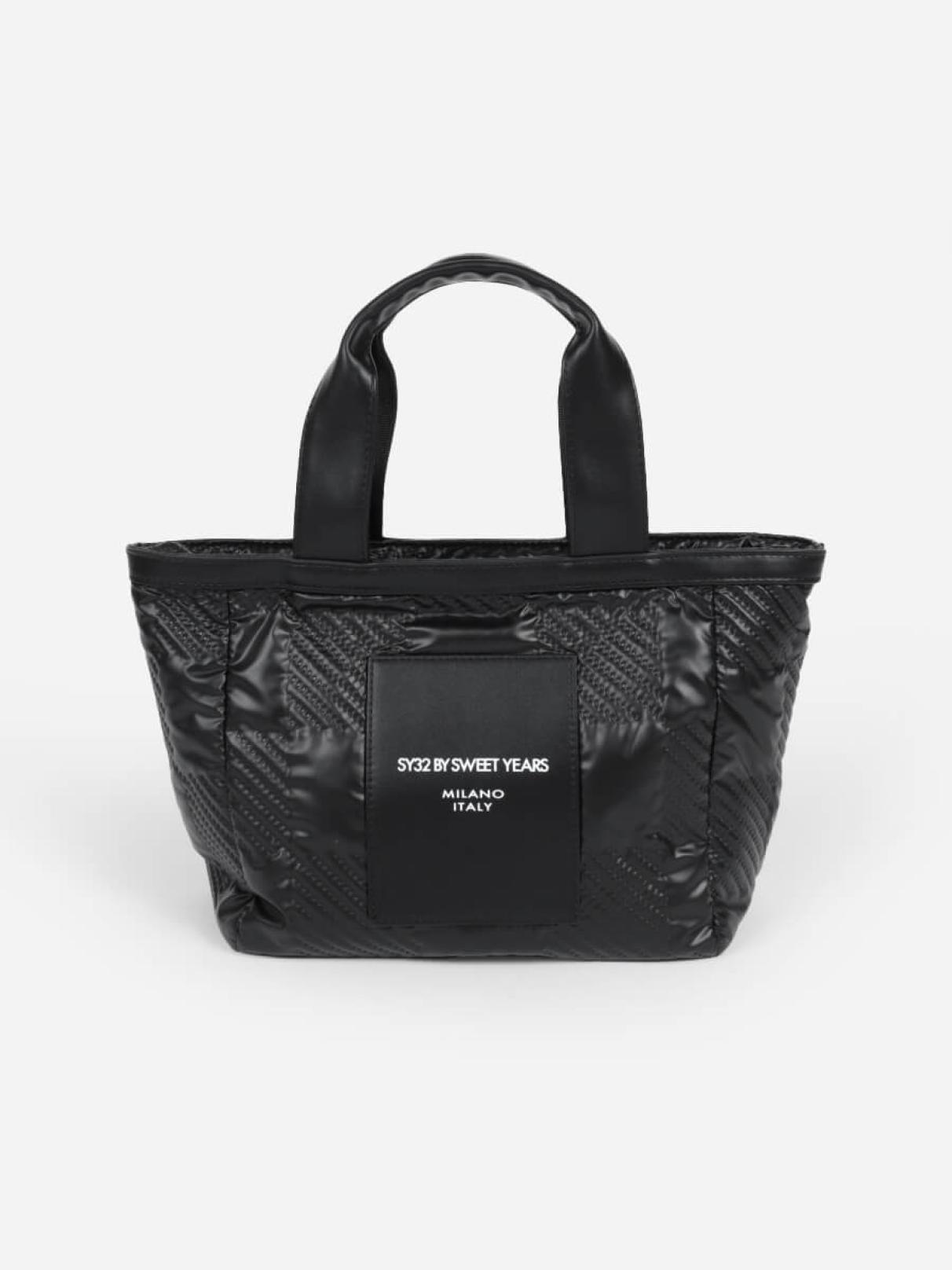 Y’s ワイズ スティンキー刺繍エコバッグ 黒 新品 未使用 MOOMIN×a part of me.｜Y's】タスランリップストップ スティンキー刺繍