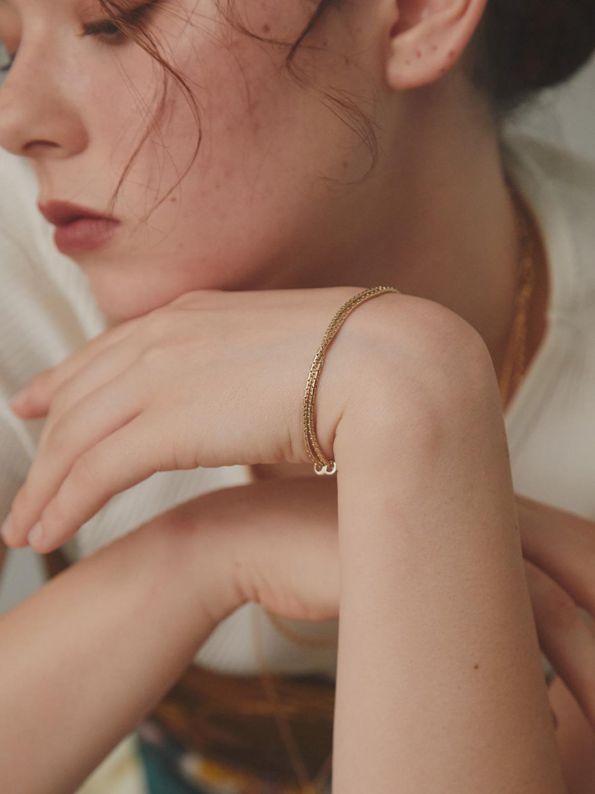 ヴィンテージ JOMAZ ジョマーズ ゴールド マルチカラー ブレスレット Georg Jensen/ジョージジェンセン】 ムーンライトグレープ 96