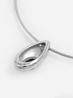 シルバーネックレス　チョーカー　オニキス オニキスメタルチョーカーネックレス - UNBEIGE - UNBEIGE｜YAMADAYA STORE