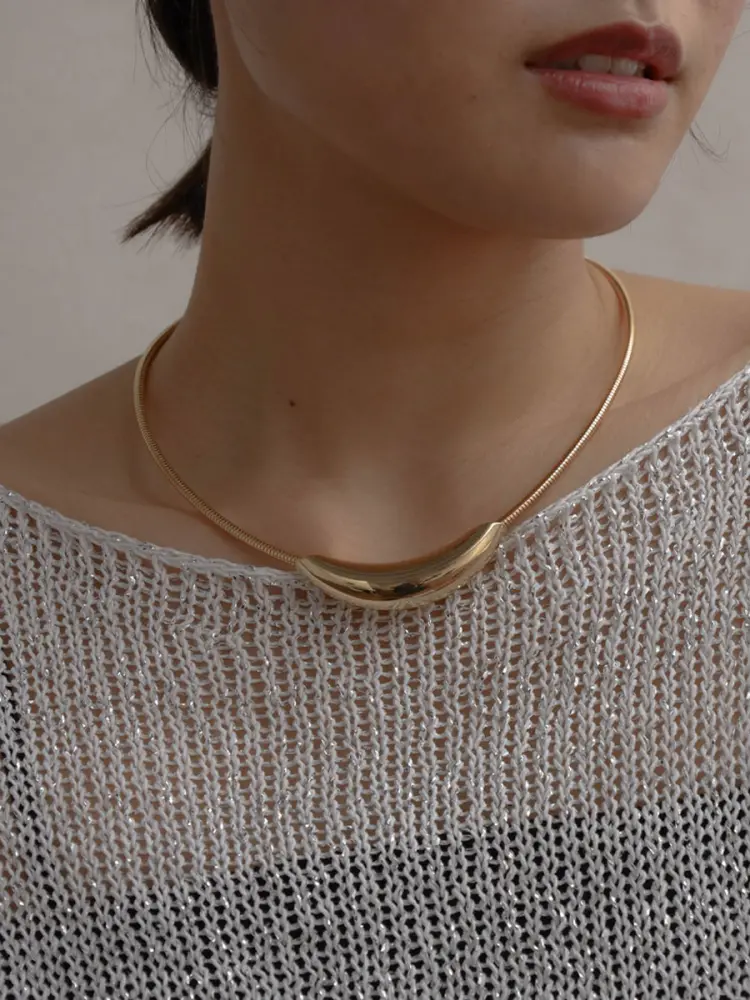 ムーンメタルスネークチョーカー - UNBEIGE - UNBEIGE｜YAMADAYA STORE