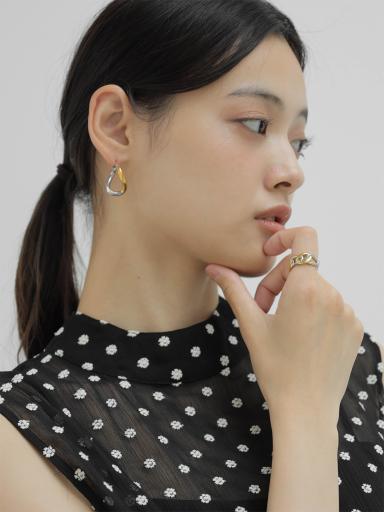 ツートンチェーンリング〈316L-STAINLESS〉 - UNBEIGE - UNBEIGE