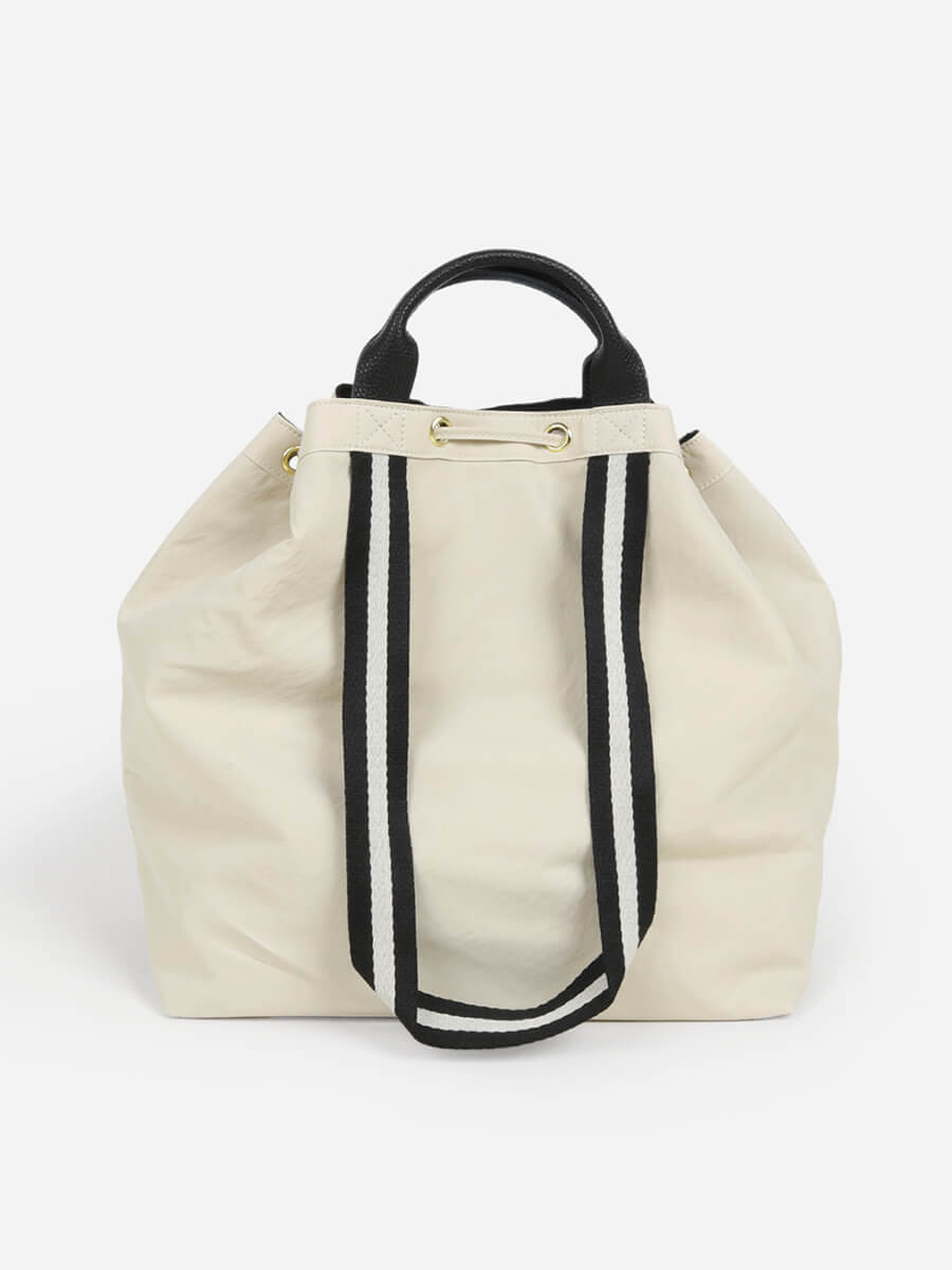 ラインテープ2WAY巾着トートバッグ - nouer - nouer｜YAMADAYA STORE