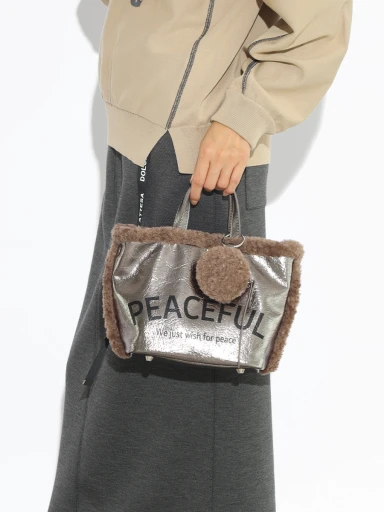 PEACEFULメタリックボアミニバッグ - PECHINCHAR - nouer｜YAMADAYA STORE