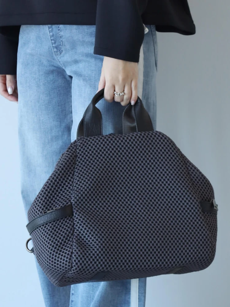 美品　PECHINCHAR　2way　リュック　ショルダー　カウレザー　ナイロン ナイロン2wayショルダーバッグ｜レディース靴の通販 shop