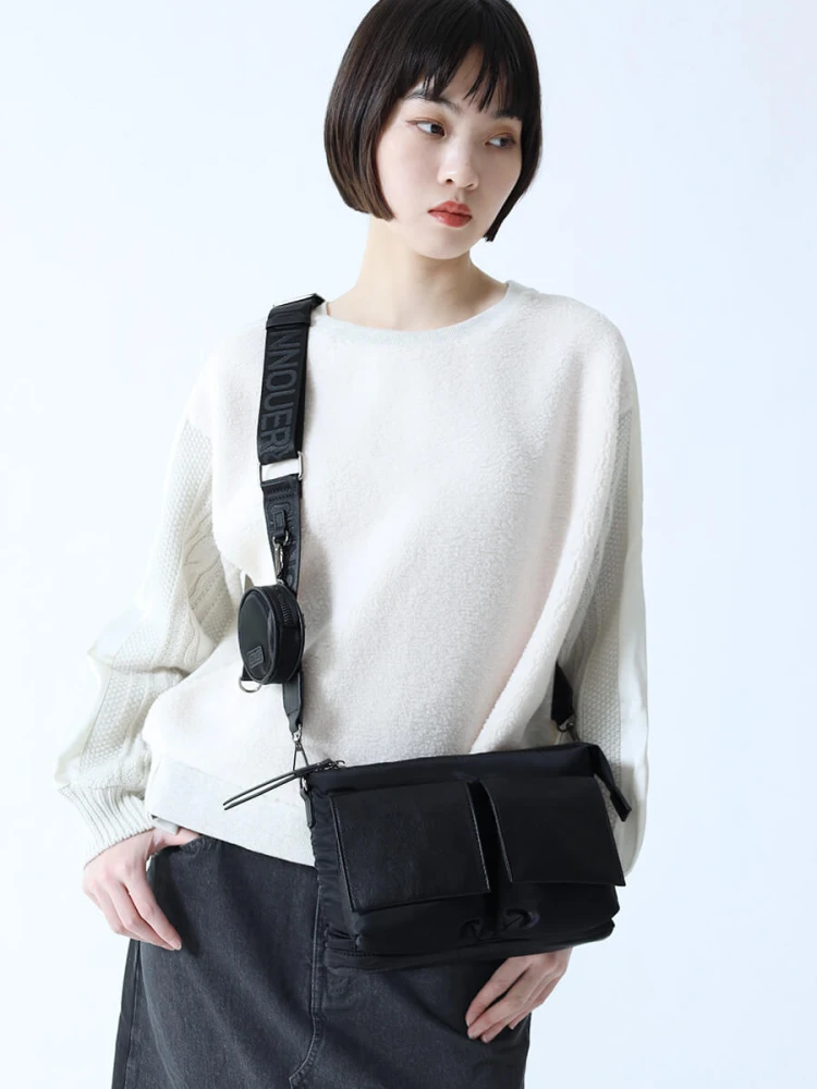 フェイクレザーポケット2wayバッグ - nouer - nouer｜YAMADAYA STORE