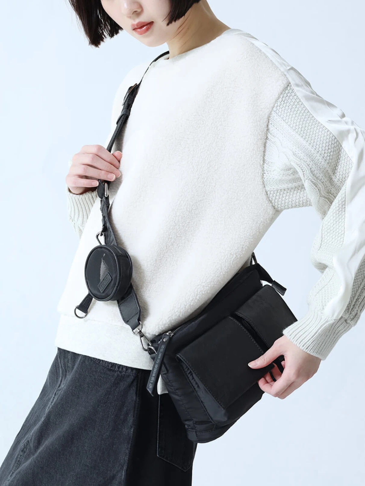 フェイクレザーポケット2wayバッグ - nouer - nouer｜YAMADAYA STORE