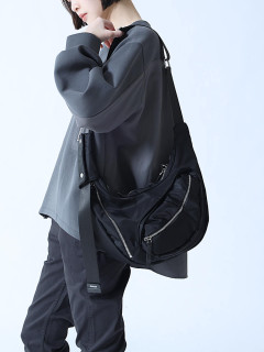 20-60代からのファッション通販  ハーフムーンショルダーバッグ - nouer - nouer｜YAMADAYA STORE バッグ