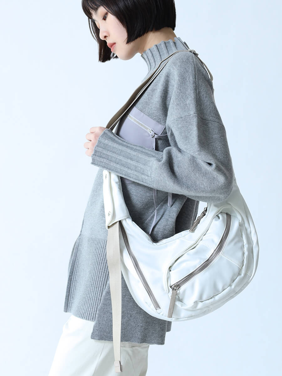 ハーフムーンショルダーバッグ - nouer - nouer｜YAMADAYA STORE