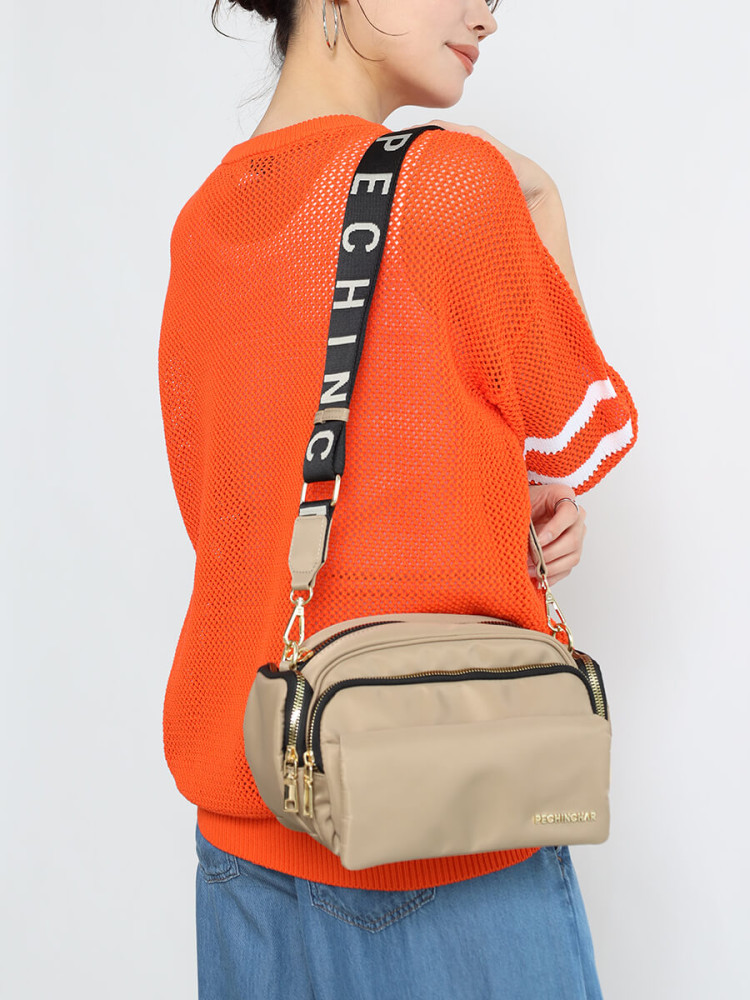 【新品】PECHINCHAR バック 楽天市場】PECHINCHAR ロゴワッペンボアMINIバッグ バッグ