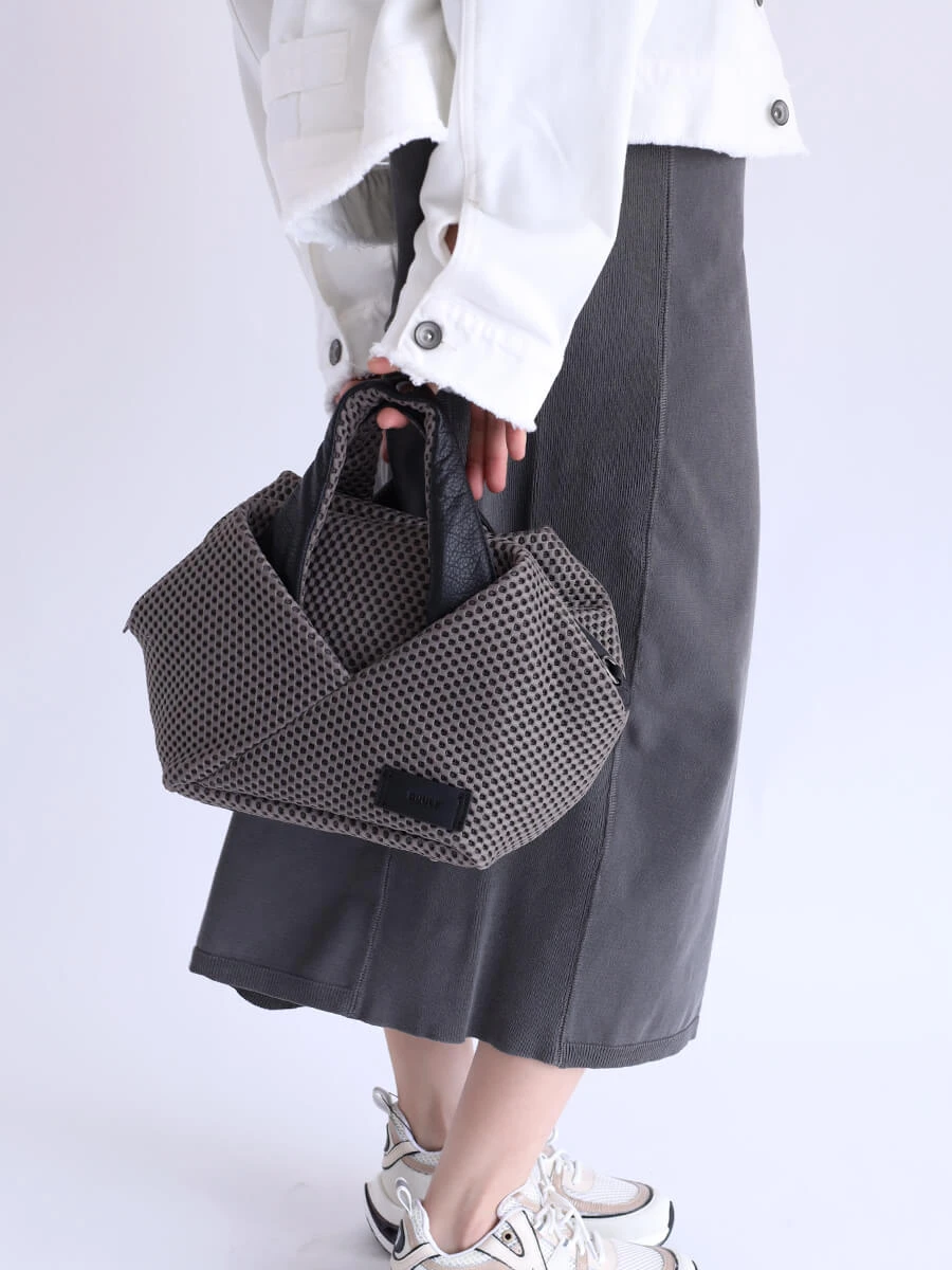 【新品】NOUER メッシュ 2WAYバッグ ベージュ/ブラック 2wayメッシュハンドバッグ - nouer - nouer｜YAMADAYA STORE
