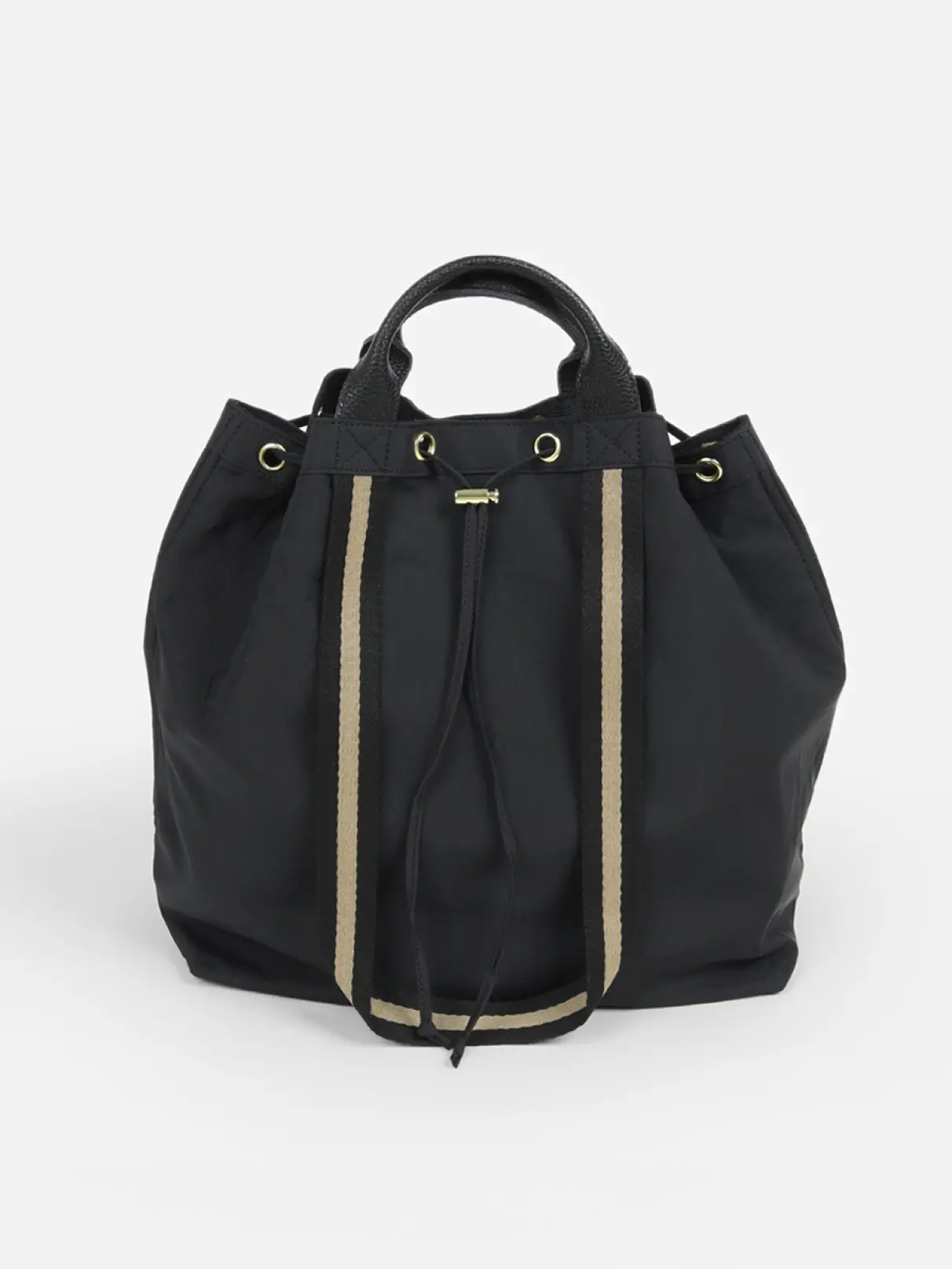 ラインテープ2WAY巾着トートバッグ - nouer - nouer｜YAMADAYA STORE