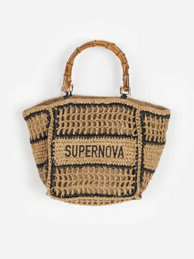 SUPERNOVA”バンブーハンドルペーパーバッグ - PECHINCHAR