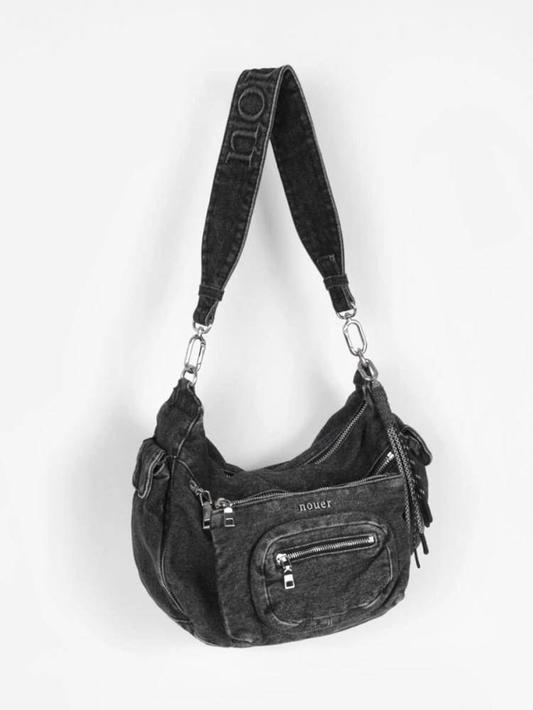 nouer ブラックレザーショルダーバッグ nouer バッグのおすすめ人気商品一覧 通販 - Yahoo!ショッピング