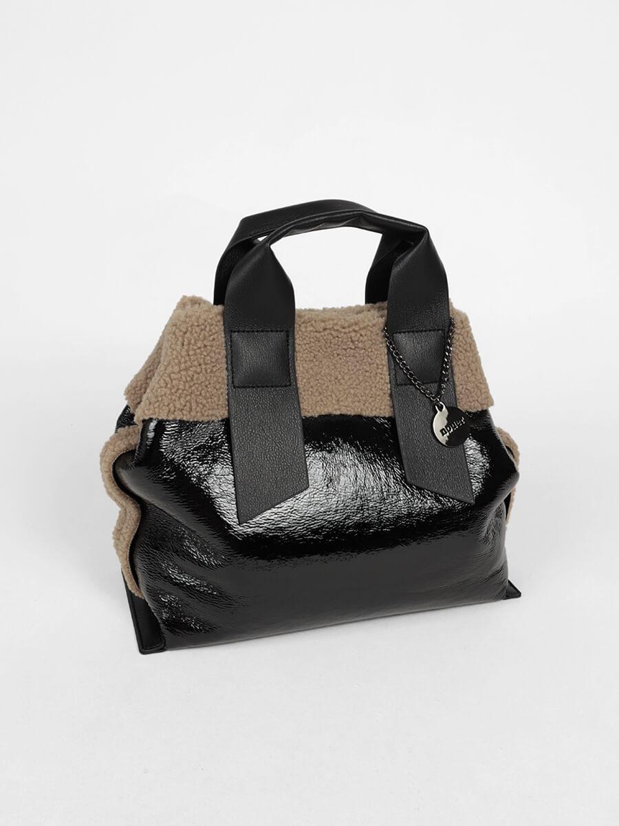 バイカラーボア×エナメルトート - nouer - nouer｜YAMADAYA STORE