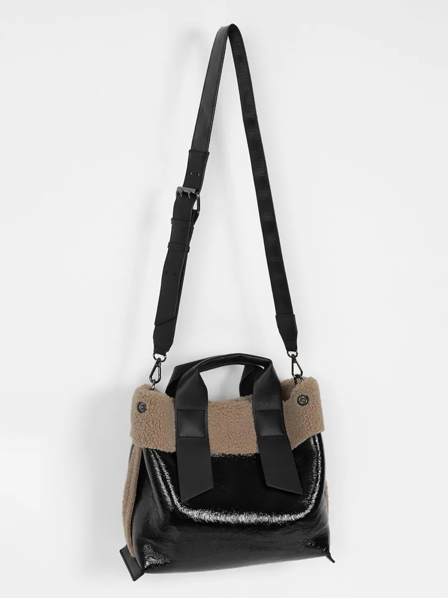 バイカラーボア×エナメルトート - nouer - nouer｜YAMADAYA STORE