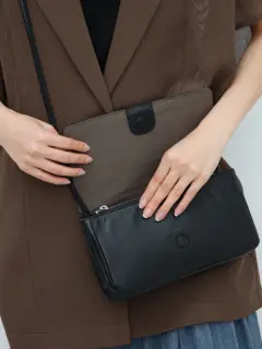 リアルレザーコンパクトショルダーバック - nouer - nouer｜YAMADAYA STORE