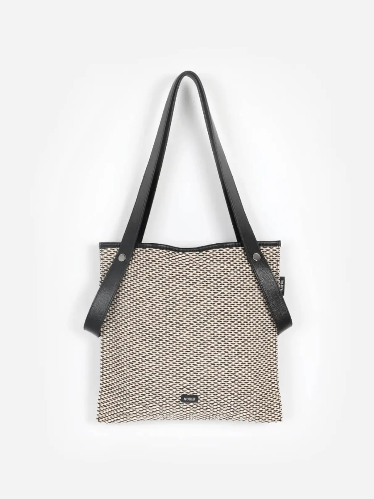ta-bru】2wayハンドルトートバッグ（black×offwhite） - NOUER chic