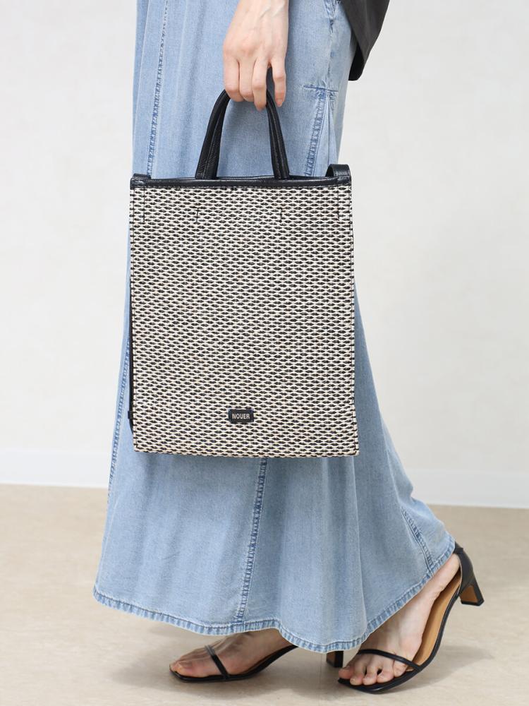 ta-bru】2wayショルダーバッグ（black×offwhite） - TA-BRU - nouer 