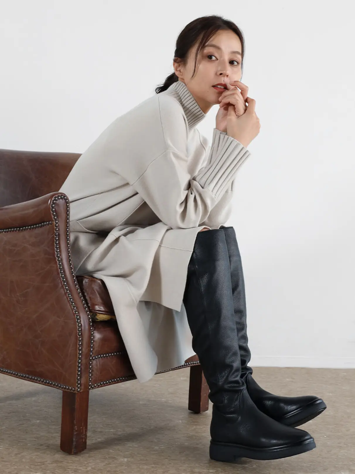 ロングレザーブーツ - nouer - nouer｜YAMADAYA STORE