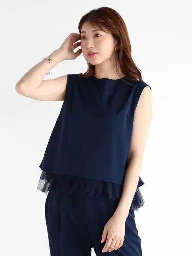 SCOT CLUB - vin  YAMADAYA ネイビーロング丈ブラウス　新品未使用 Vin NAVYのトップスの商品一覧｜ファッション通販のYAMADAYA STORE
