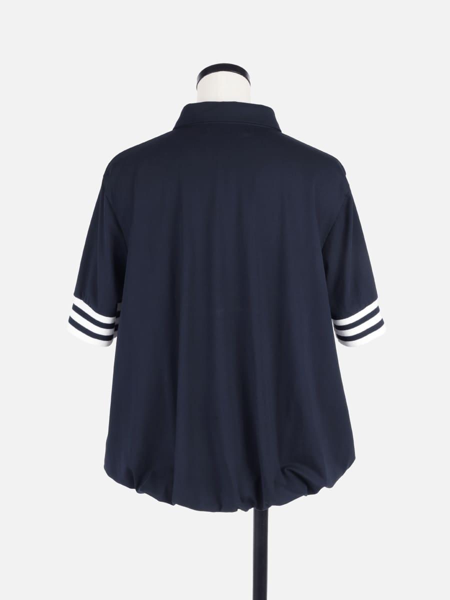 vin  YAMADAYA ネイビーロング丈ブラウス　新品未使用 SCOT CLUB - vin YAMADAYA ネイビーロング丈ブラウス 新品未使用の通販