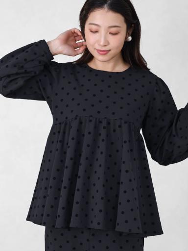 Vin NAVYxシャツ/ブラウス