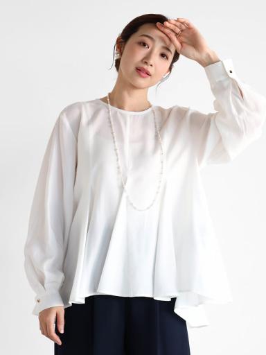 Vin NAVYxシャツ/ブラウス