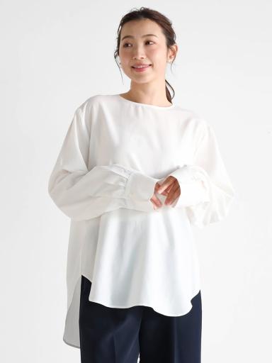 Vin NAVYxシャツ/ブラウス