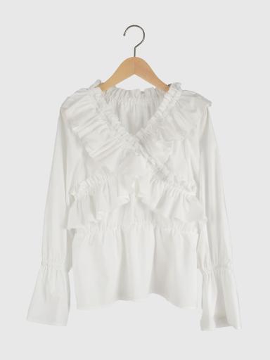 Vin NAVYxシャツ/ブラウス