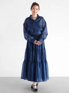Vin NAVYのロングスカートの商品一覧｜ファッション通販のYAMADAYA STORE
