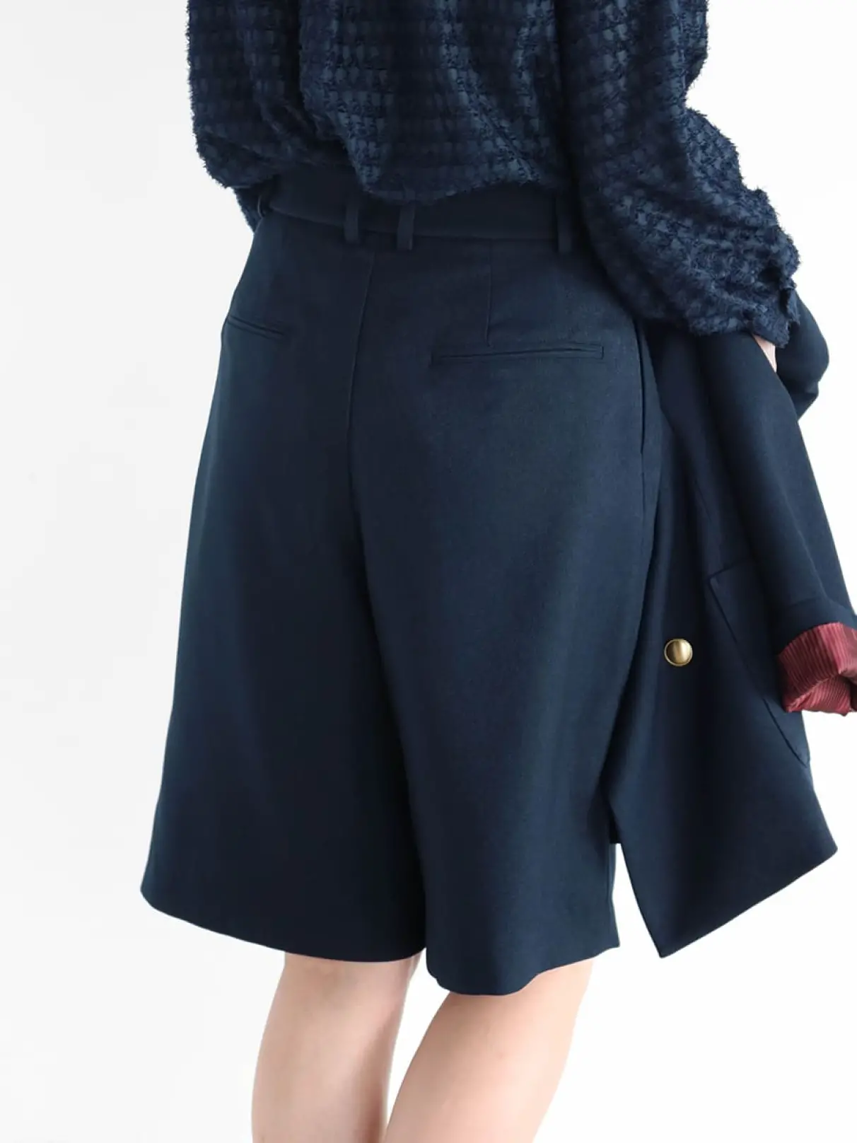 milk⭐︎yori 38 トリプルクロスショートパンツ　ブラック ショートパンツ | BINGOYA