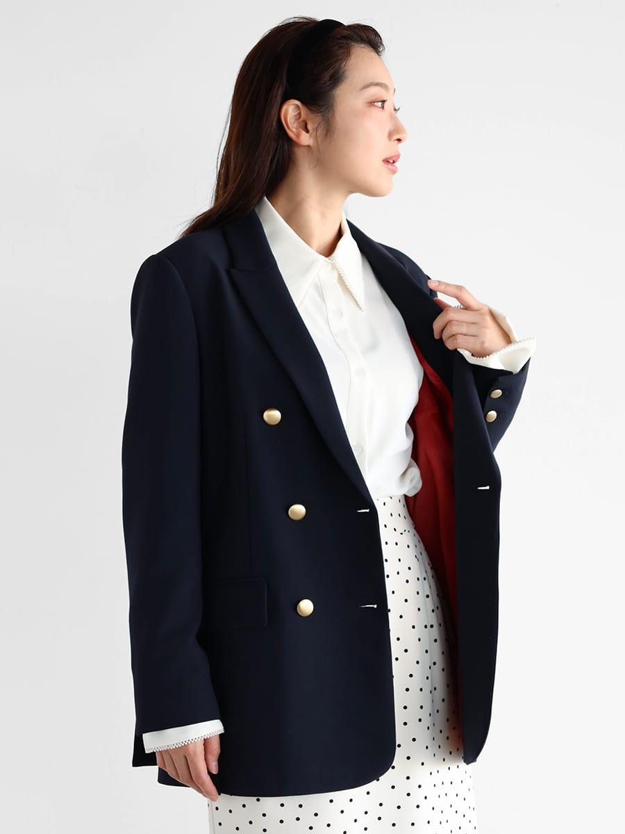 ゴールドボタンダブルブレストジャケット