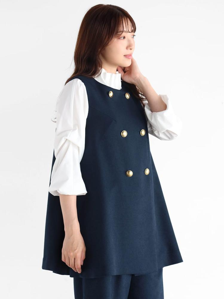 Vin NAVYのベスト/ジレの商品一覧｜ファッション通販のYAMADAYA