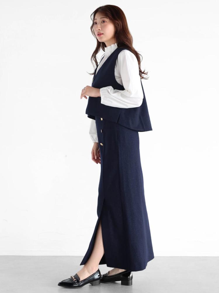 【新品未使用】ダブルブレストジャケット　vin ヤマダヤ　日本製 Vin NAVYのジャケット/アウターの商品一覧｜ファッション通販の