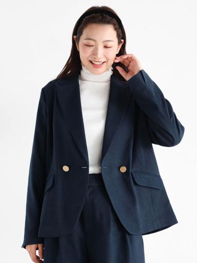 Vin NAVYxテーラードジャケット