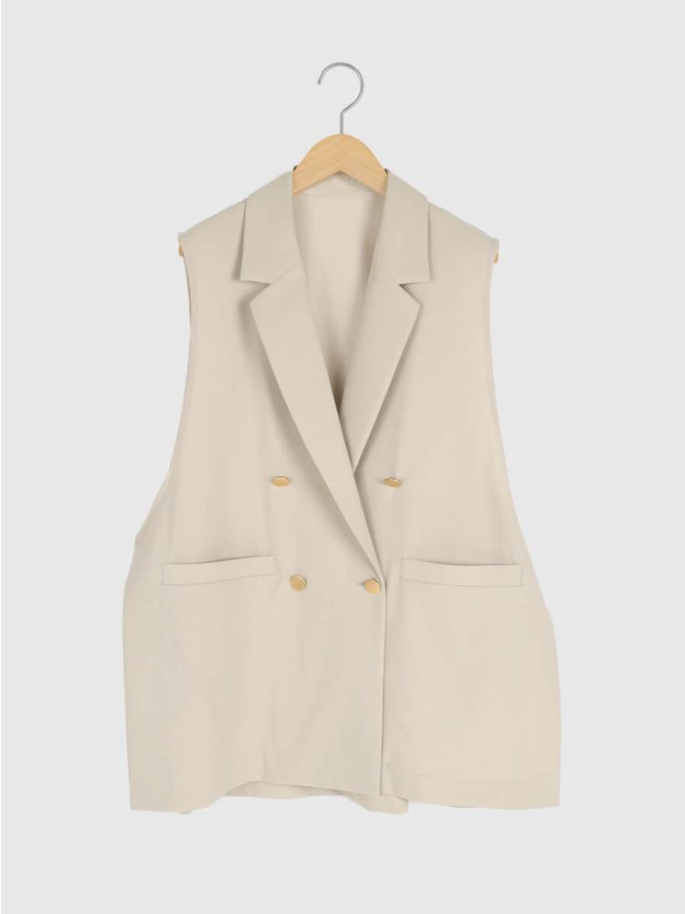 テーラードダブルブレストジレ - Vin NAVY - Vin｜YAMADAYA STORE