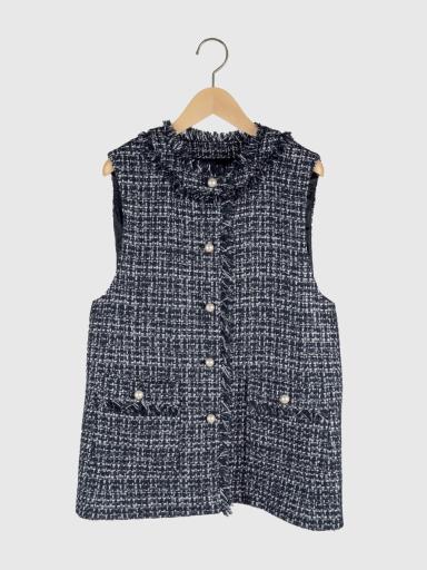 Vin NAVYxベスト/ジレ