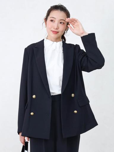 Vin NAVYxテーラードジャケット