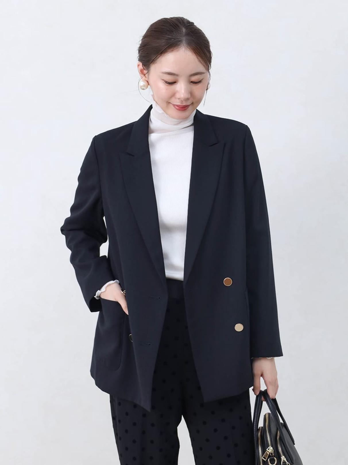 ダブルブレストテーラードジャケット - Vin NAVY - Vin｜YAMADAYA STORE