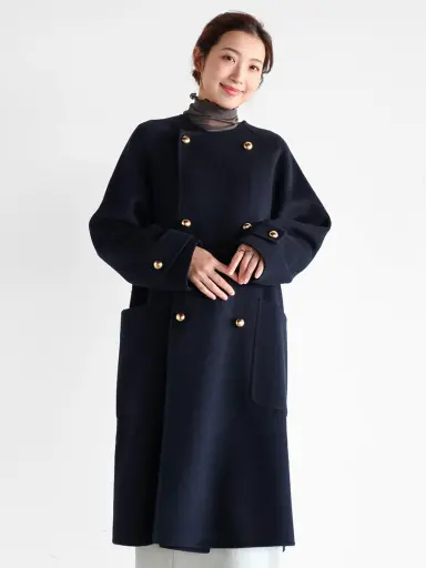 新品未使用　BLAMINK Vカラーロングコート 263200067_88_m.webp