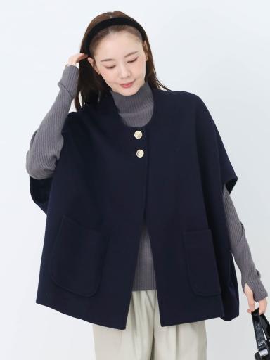 Vin NAVYxその他コート