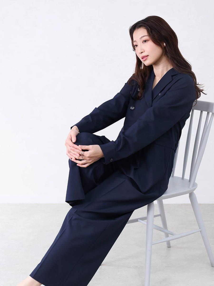 テーラードオールインワン - Vin NAVY - Vin｜YAMADAYA STORE