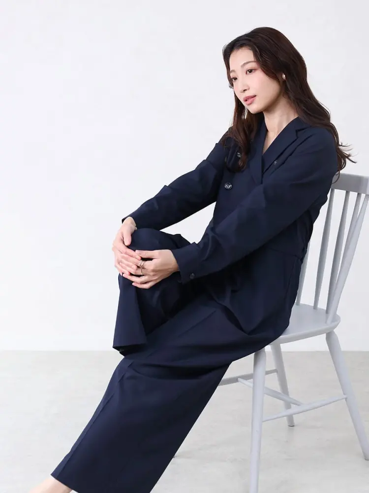 テーラードオールインワン - Vin NAVY - Vin｜YAMADAYA STORE