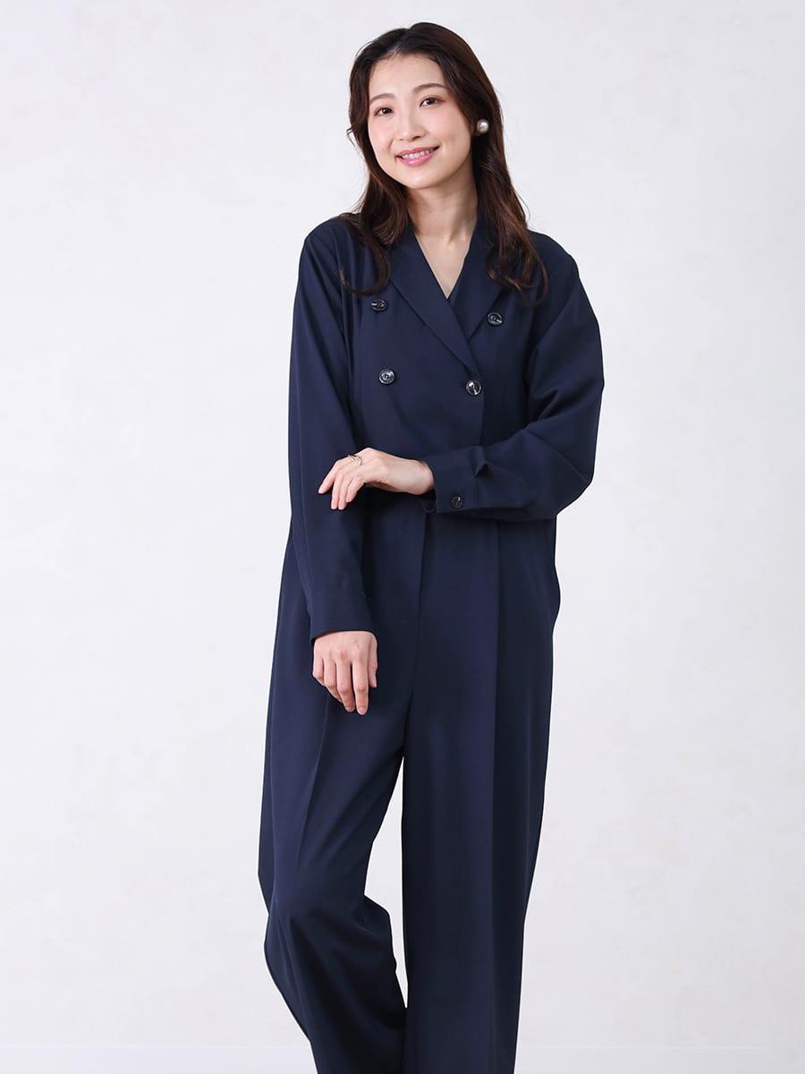 テーラードオールインワン - Vin NAVY - Vin｜YAMADAYA STORE