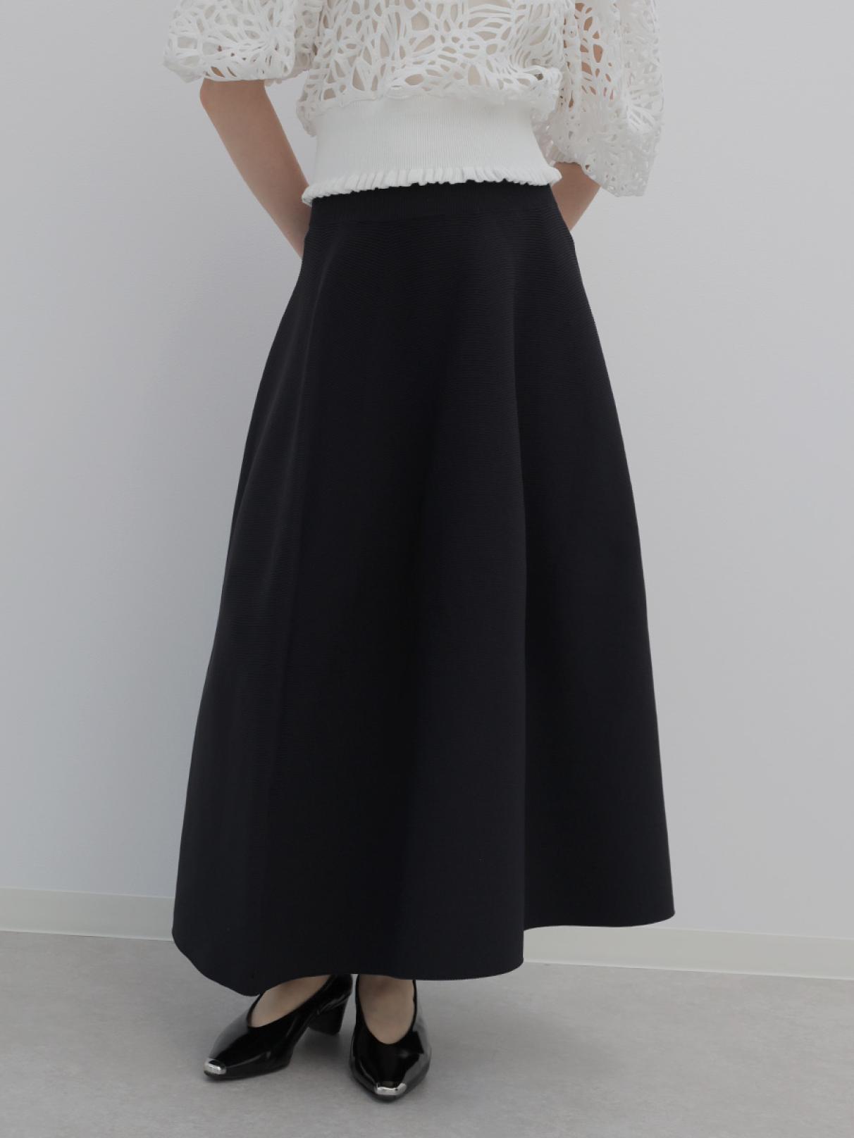 CFCL風　コクーンスカート　aga yamadaya 諏訪】コクーンニットスカート - Aga Black - Aga｜YAMADAYA STORE